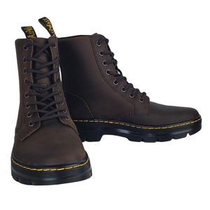 New Dr Martens combs leather combat boots gaucho